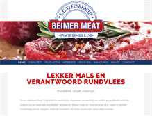 Tablet Screenshot of beimer.nl